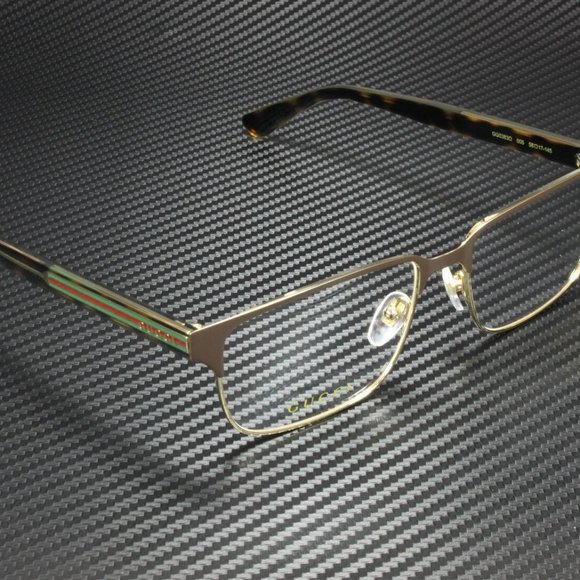 Gucci Men's Crystal Havana 58mm Glasses - Picture 3 of 4